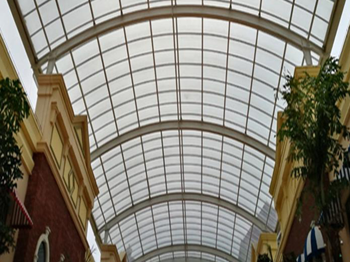 铜陵屋面网架顶棚吊装方案